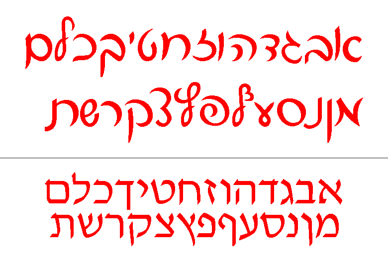 Hebrew fonts free download windows 10